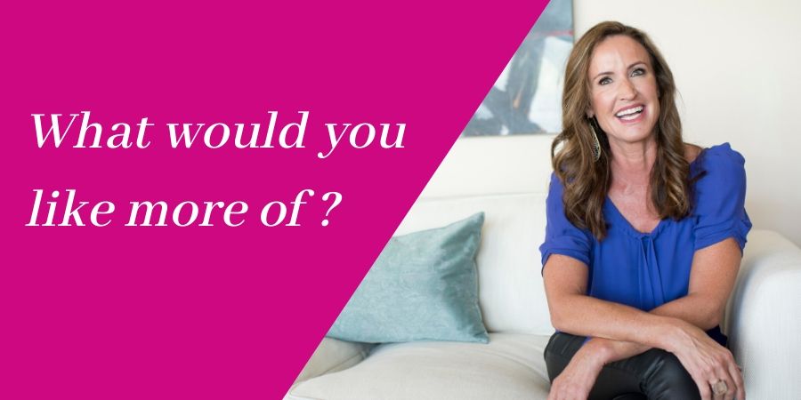 What would you like more of?
