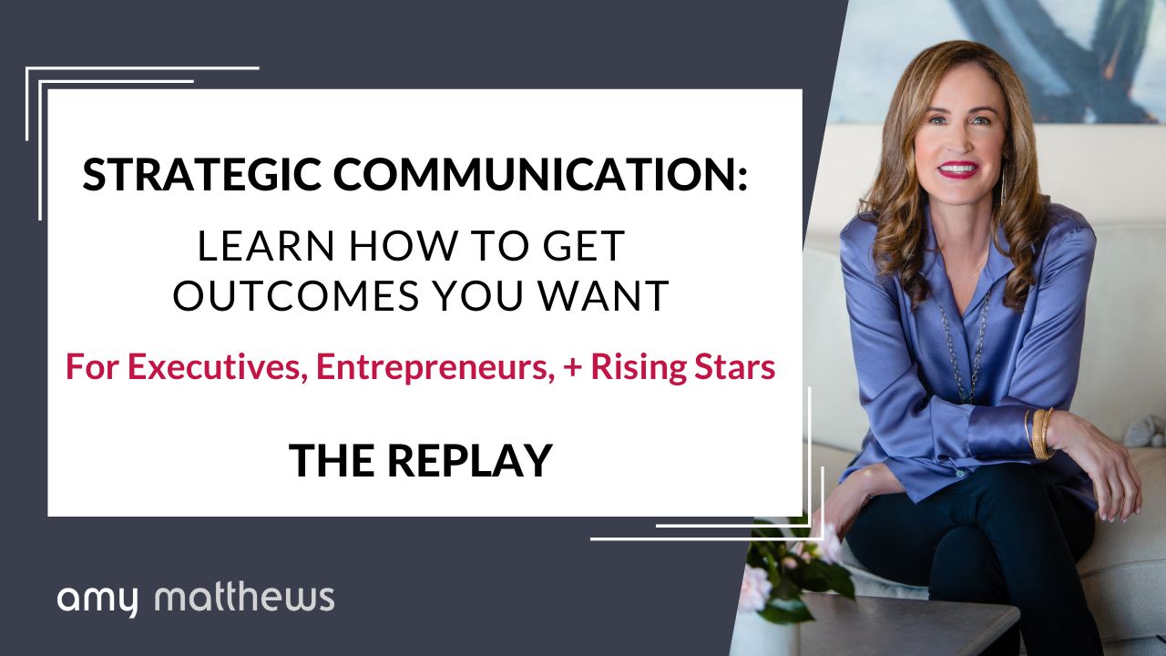 strategic communication: get the results that you want webinar